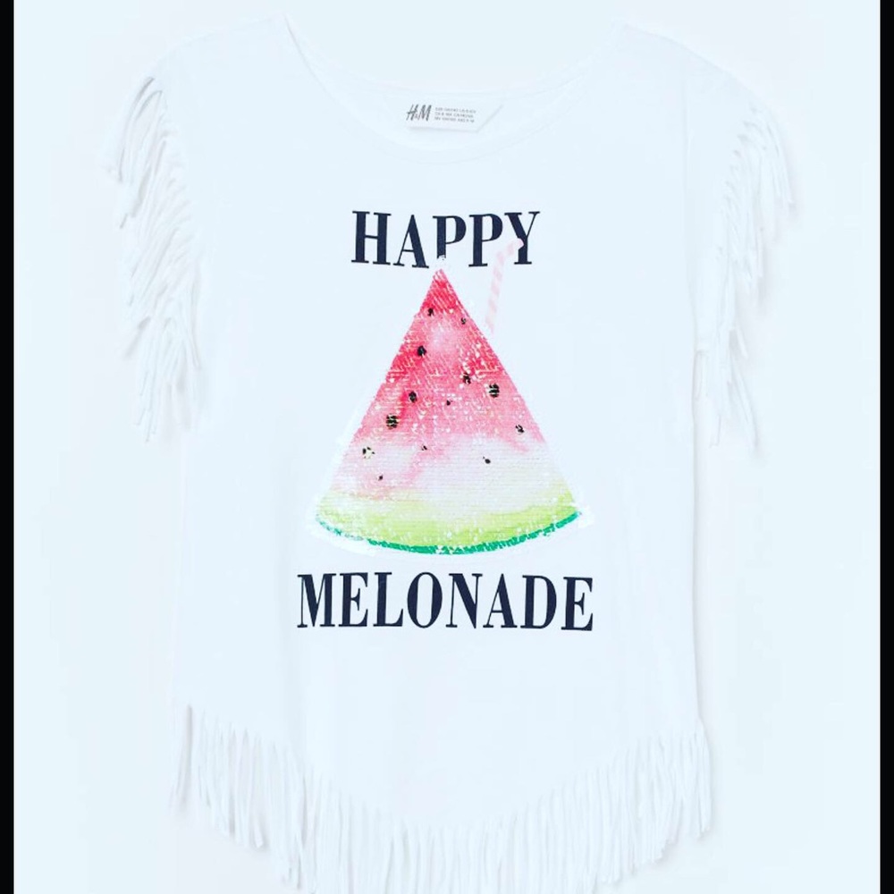 H&M’s kids tee 2 side flip